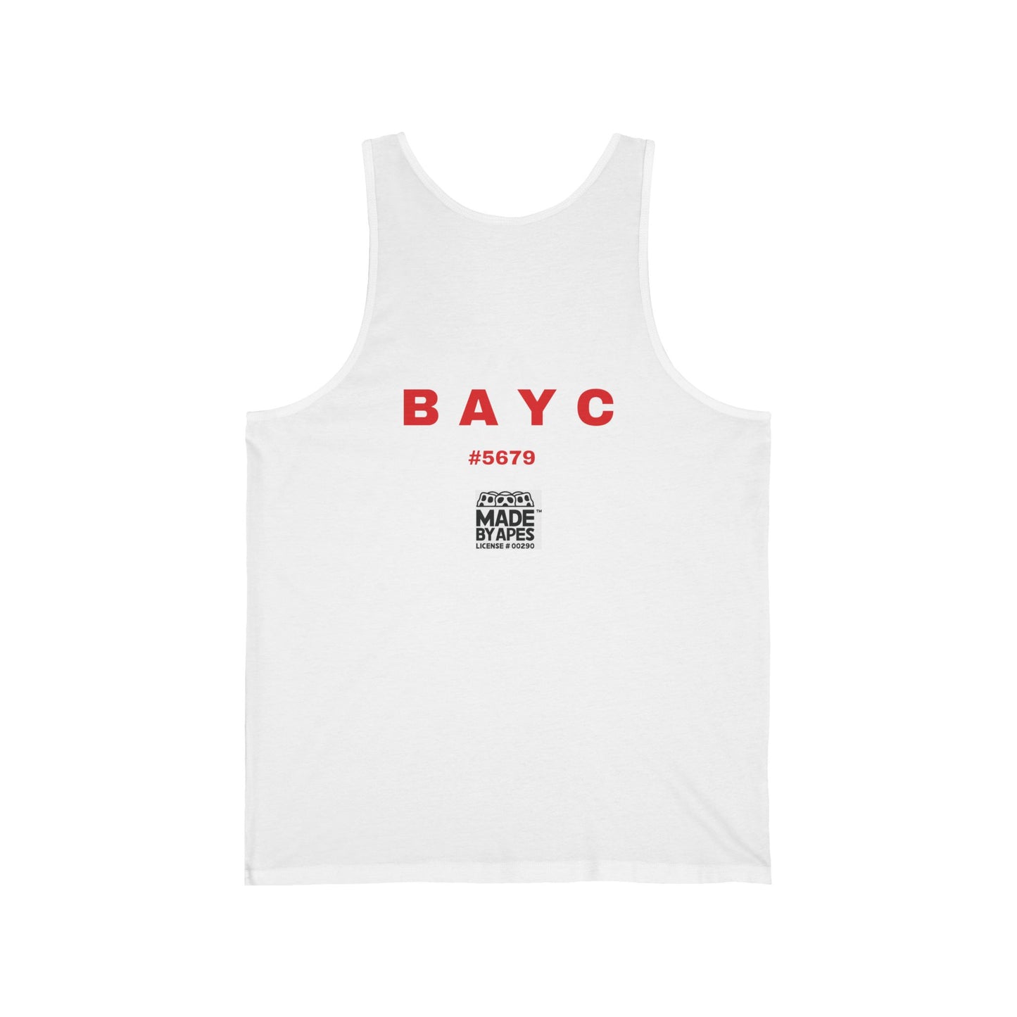 Tank Top Unisex Jersey with Ape Talking on Banana Phone Design