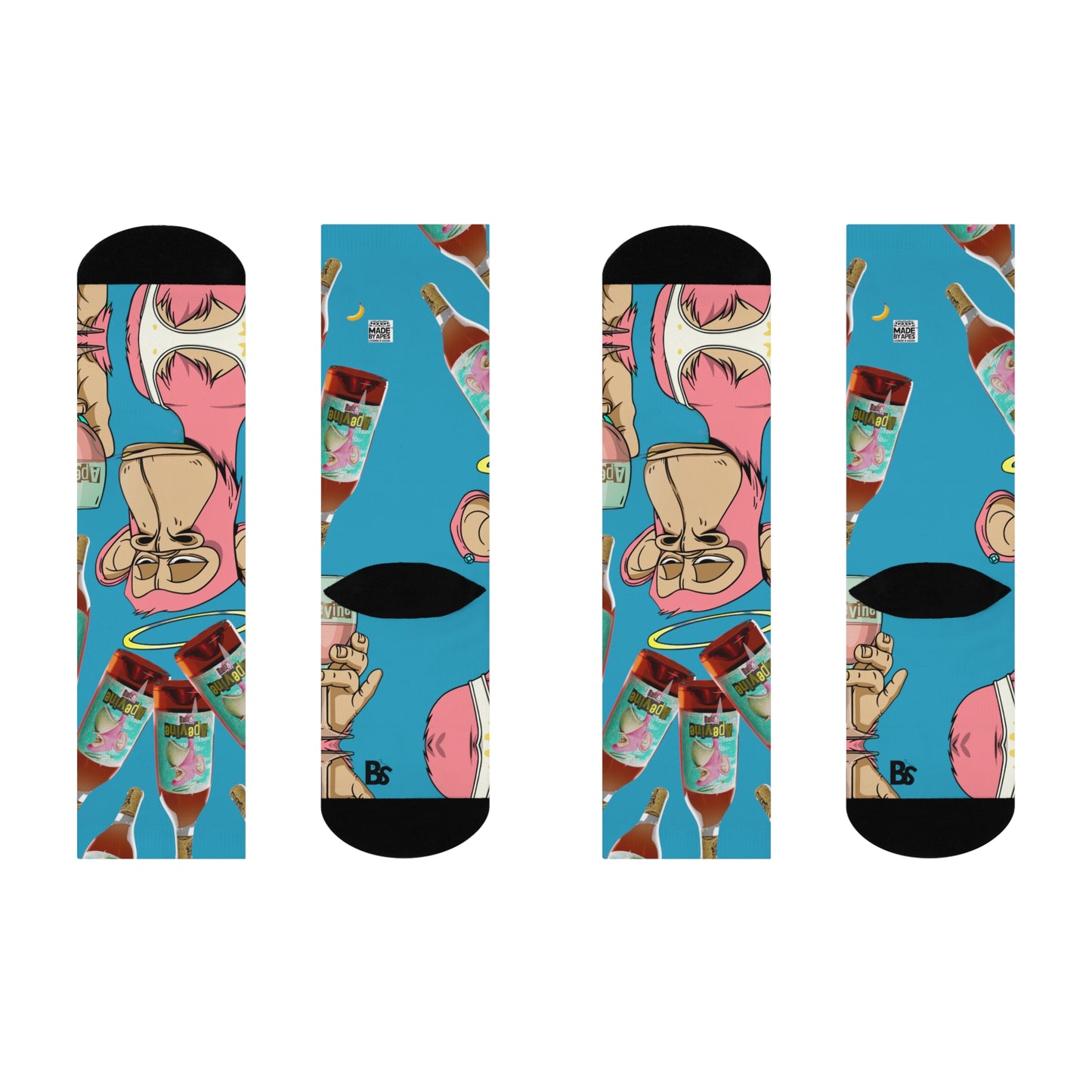 BORED SOCKS with APEVINE / Aqua