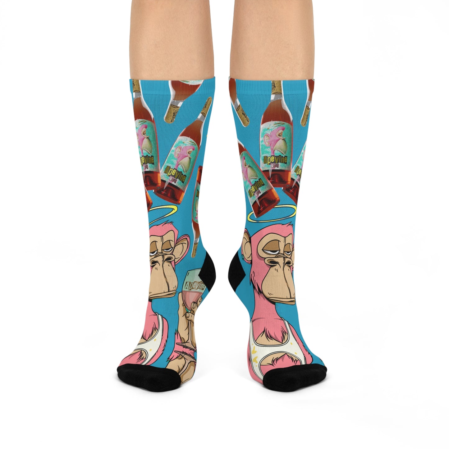 BORED SOCKS with APEVINE / Aqua