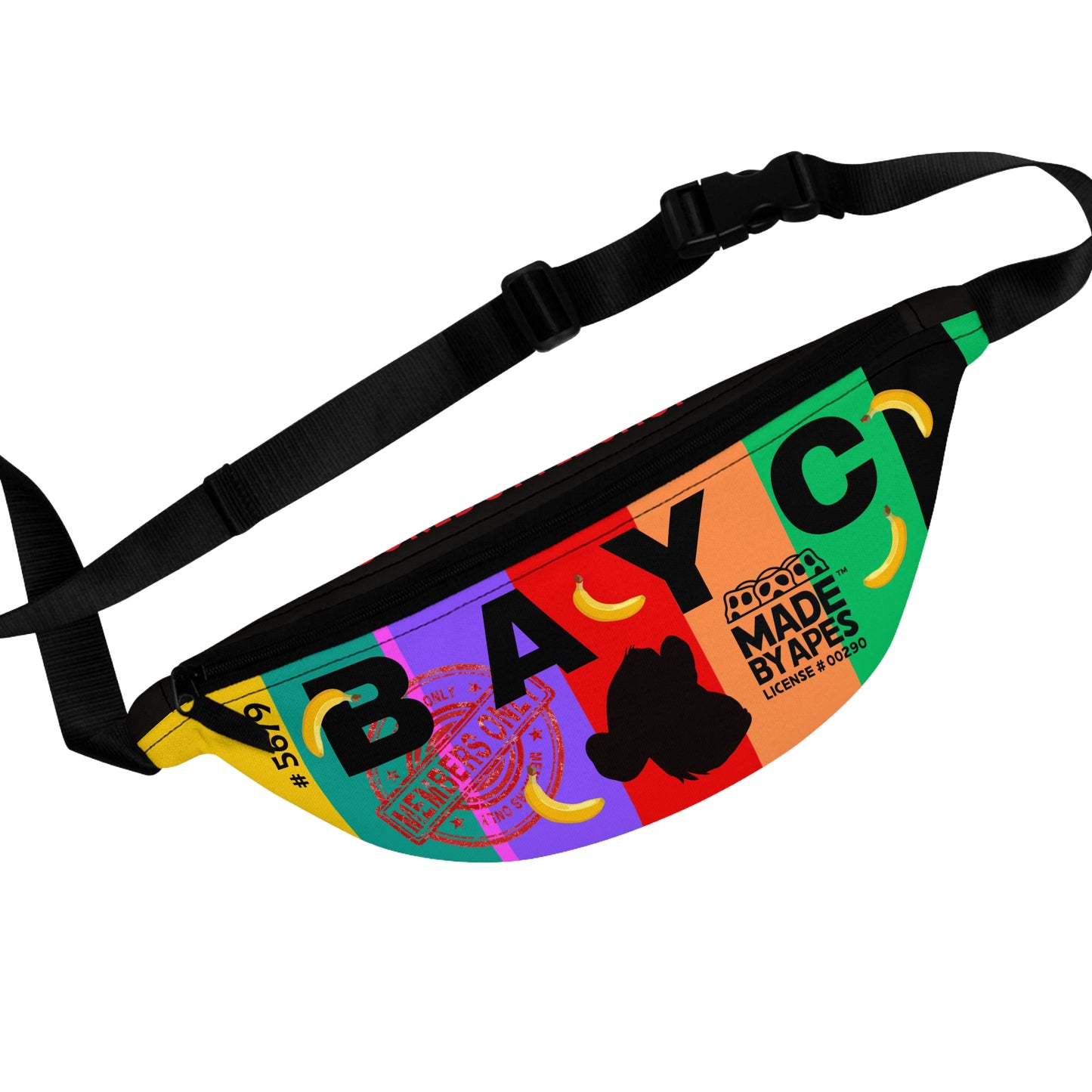 Travel Fanny Pack / Hands-Free Bored Style Shop Exclusive Stripe Design