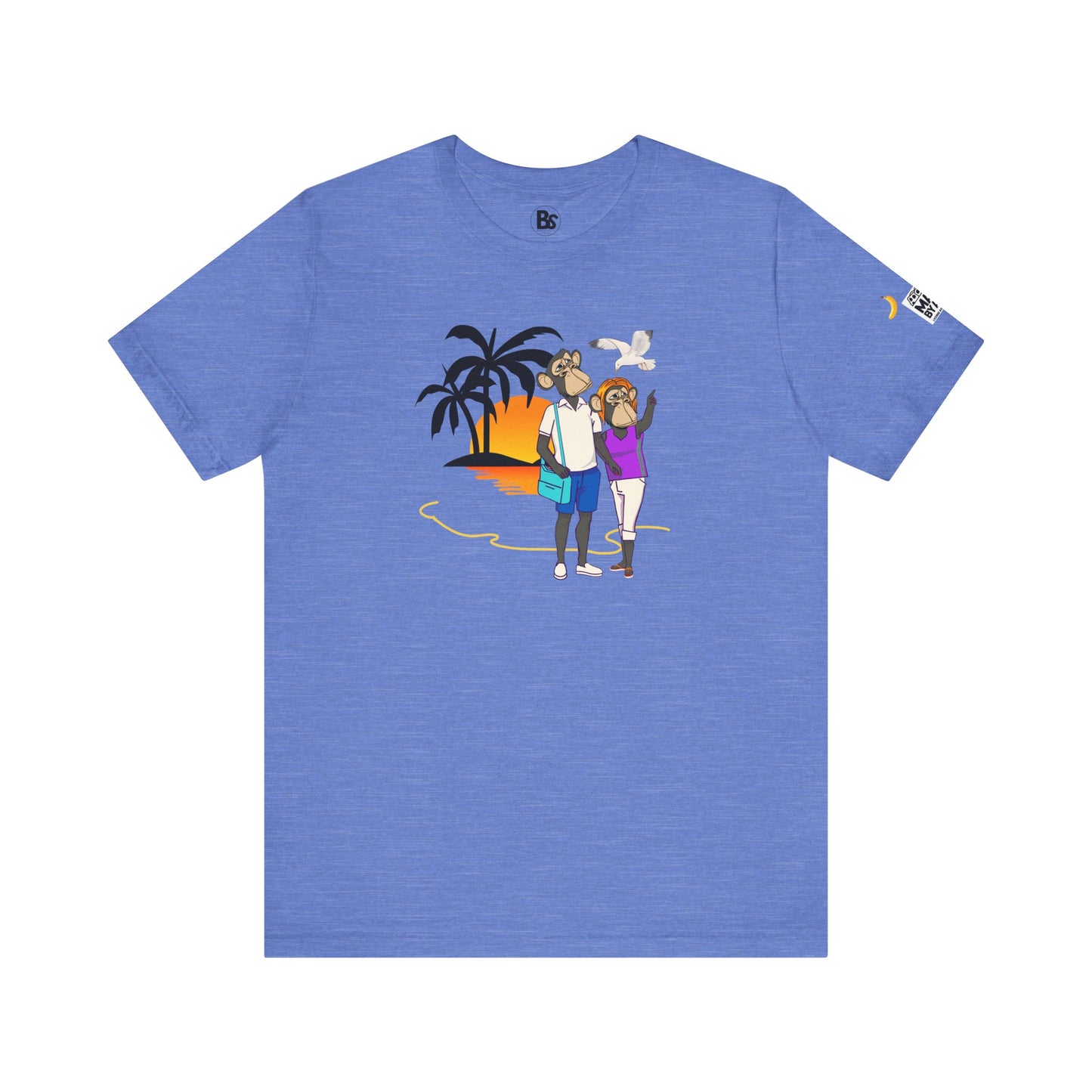 Beach Day Unisex Tee - Time for Fun, Time for Sun, Bored Ape Design