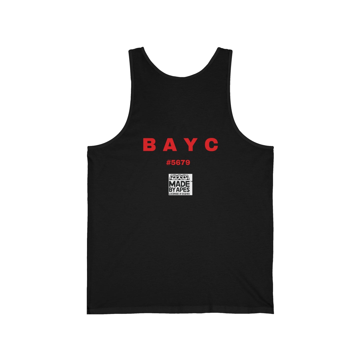Tank Top Unisex Jersey with Ape Talking on Banana Phone Design