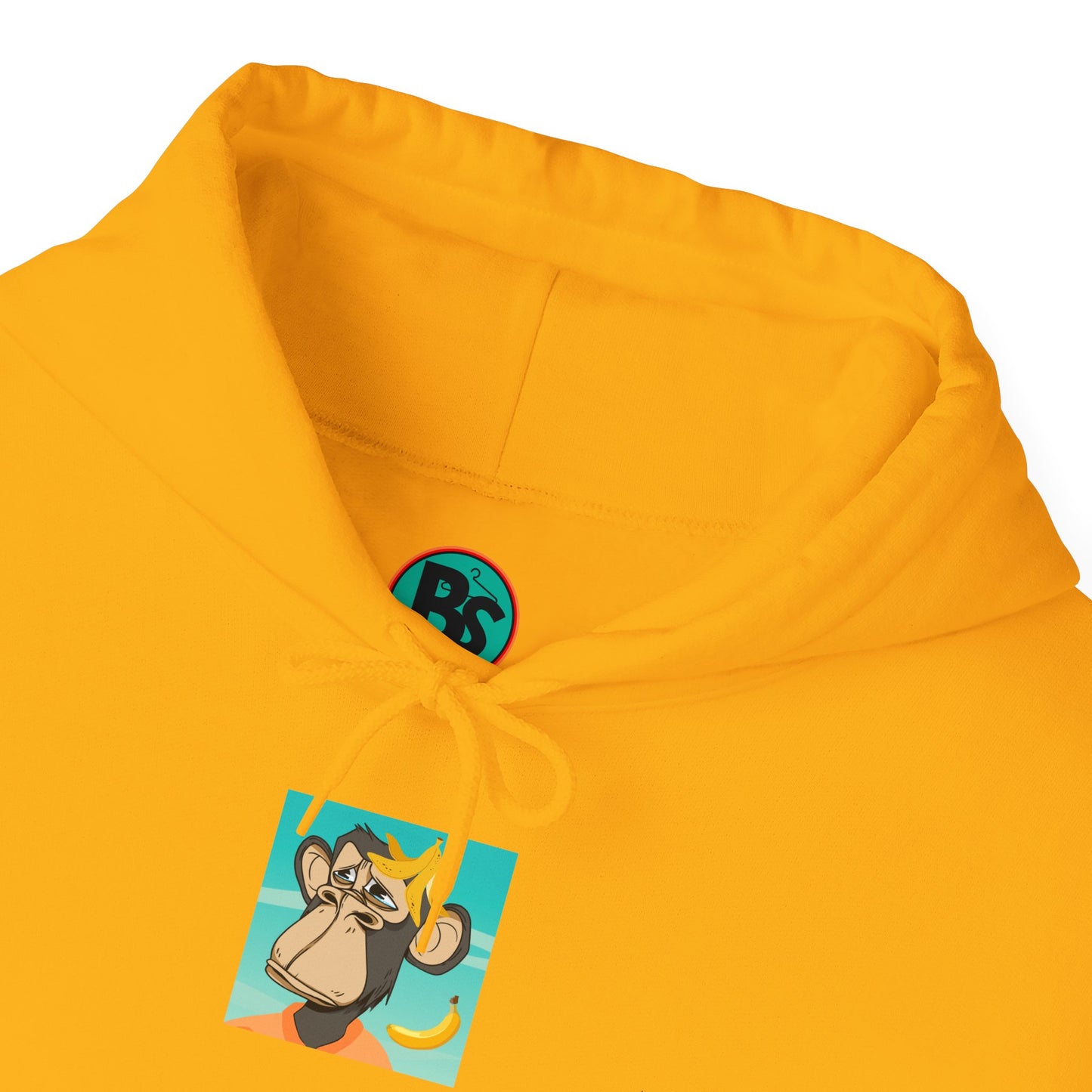 Unisex Heavy Blend™ Hooded Sweatshirt - featuring adorable Ape family on a picnic/Chill Vibes for Everyday Comfort