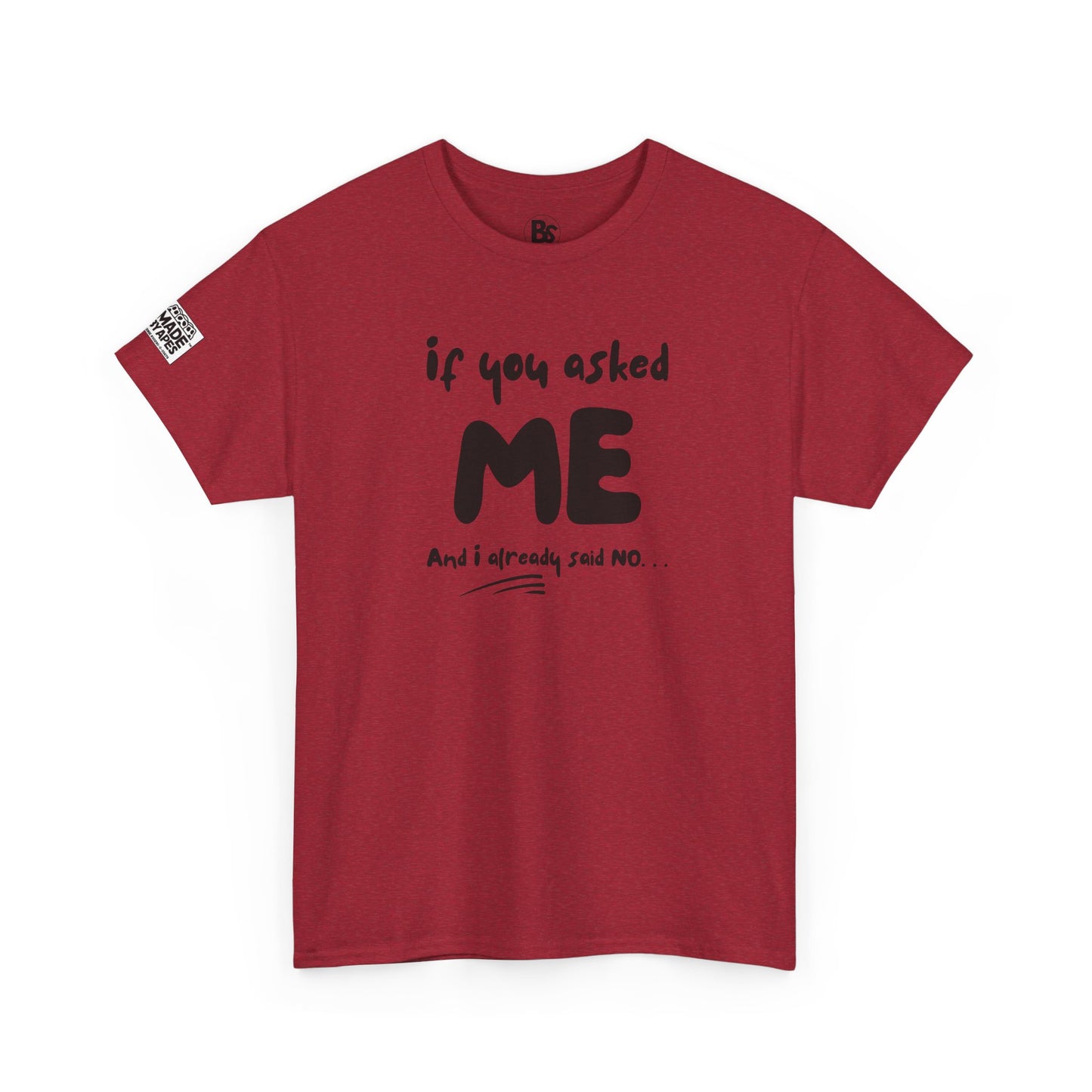 Funny Mom's Tee - If you asked ME and I already said NO/Don't even think of asking your Father!