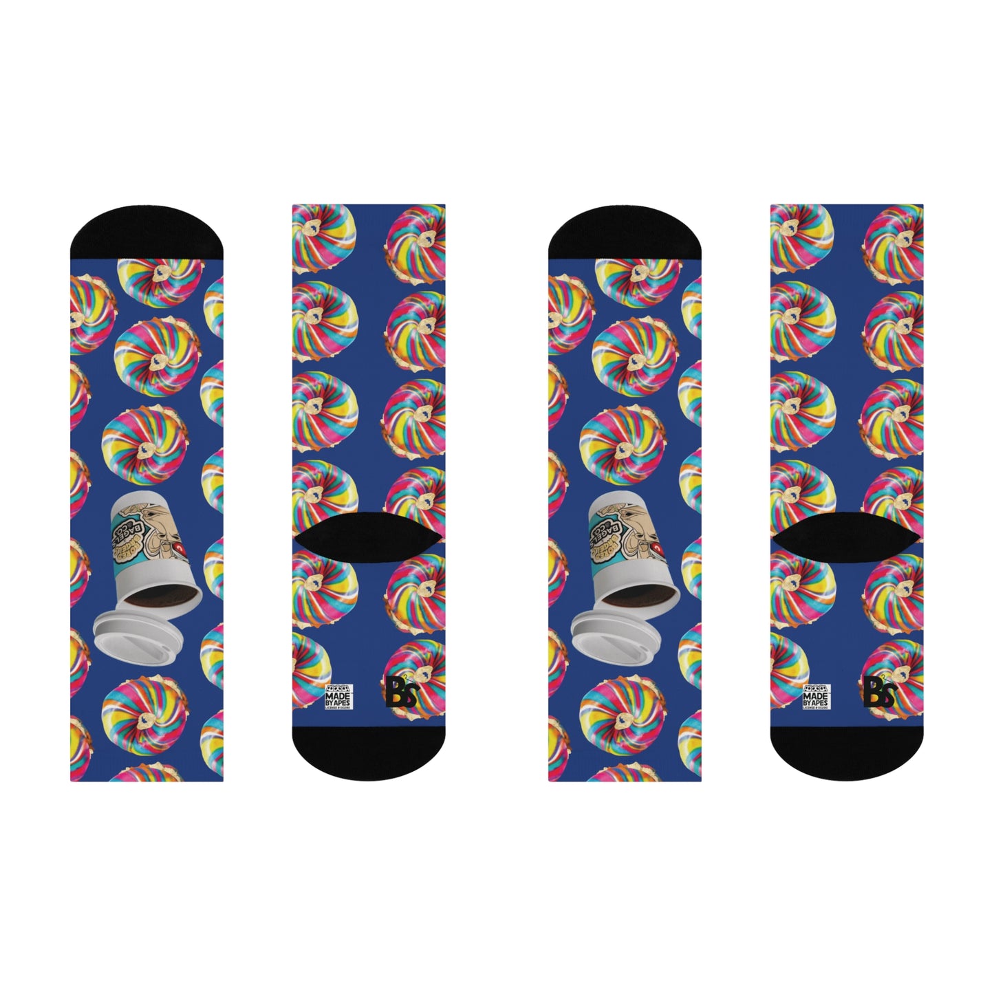 BORED SOCKS with BORED BAGELS & Lox / Midnight Blue
