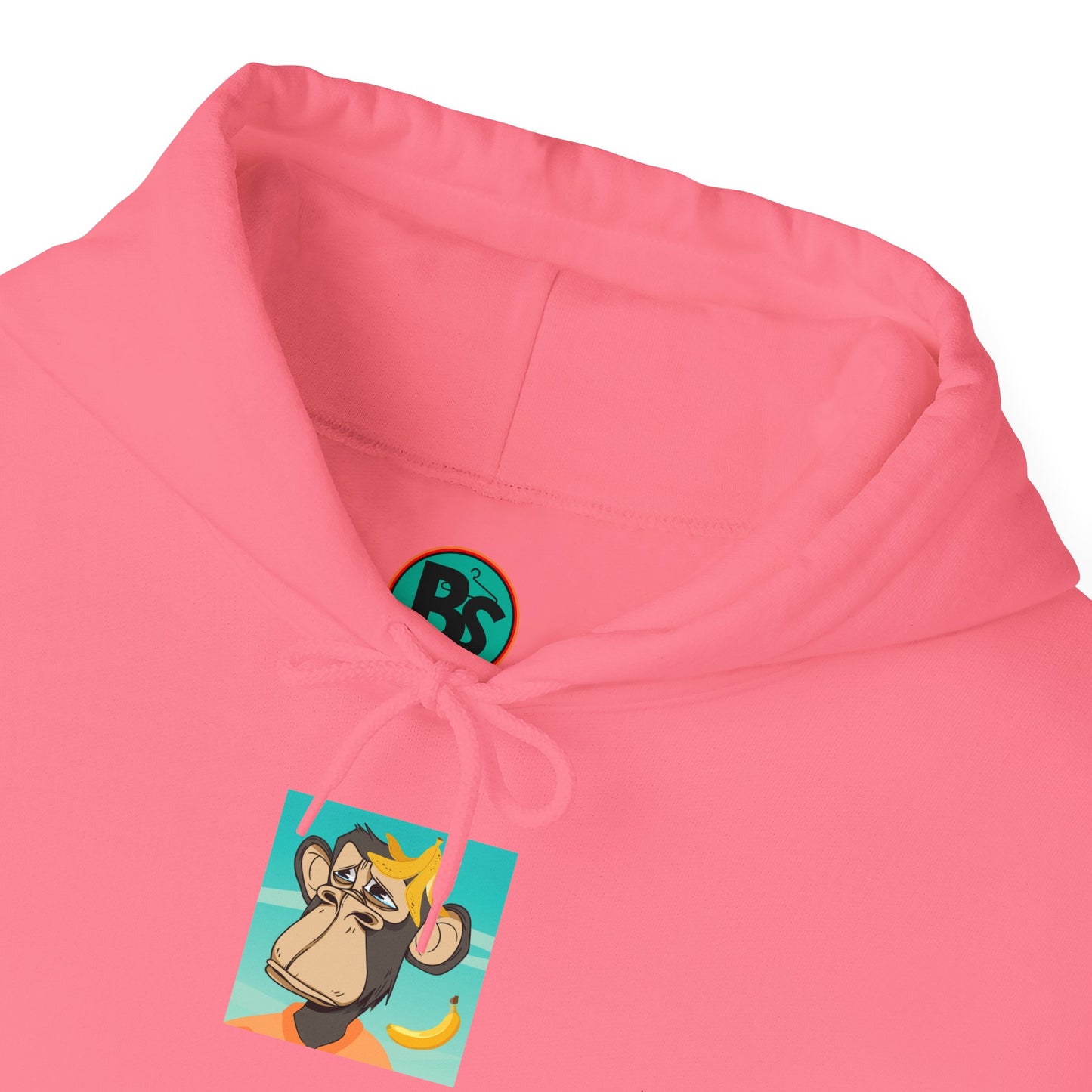 Unisex Heavy Blend™ Hooded Sweatshirt - featuring adorable Ape family on a picnic/Chill Vibes for Everyday Comfort