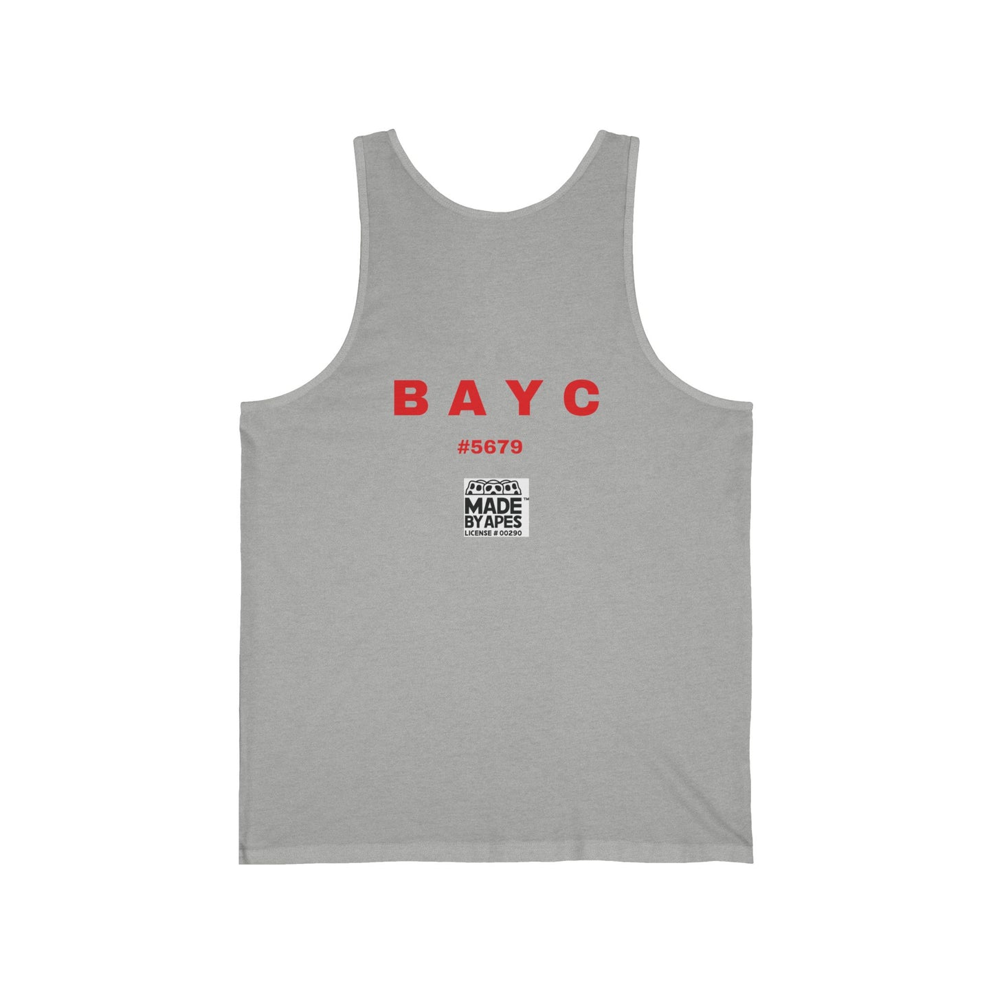 Tank Top Unisex Jersey with Ape Talking on Banana Phone Design