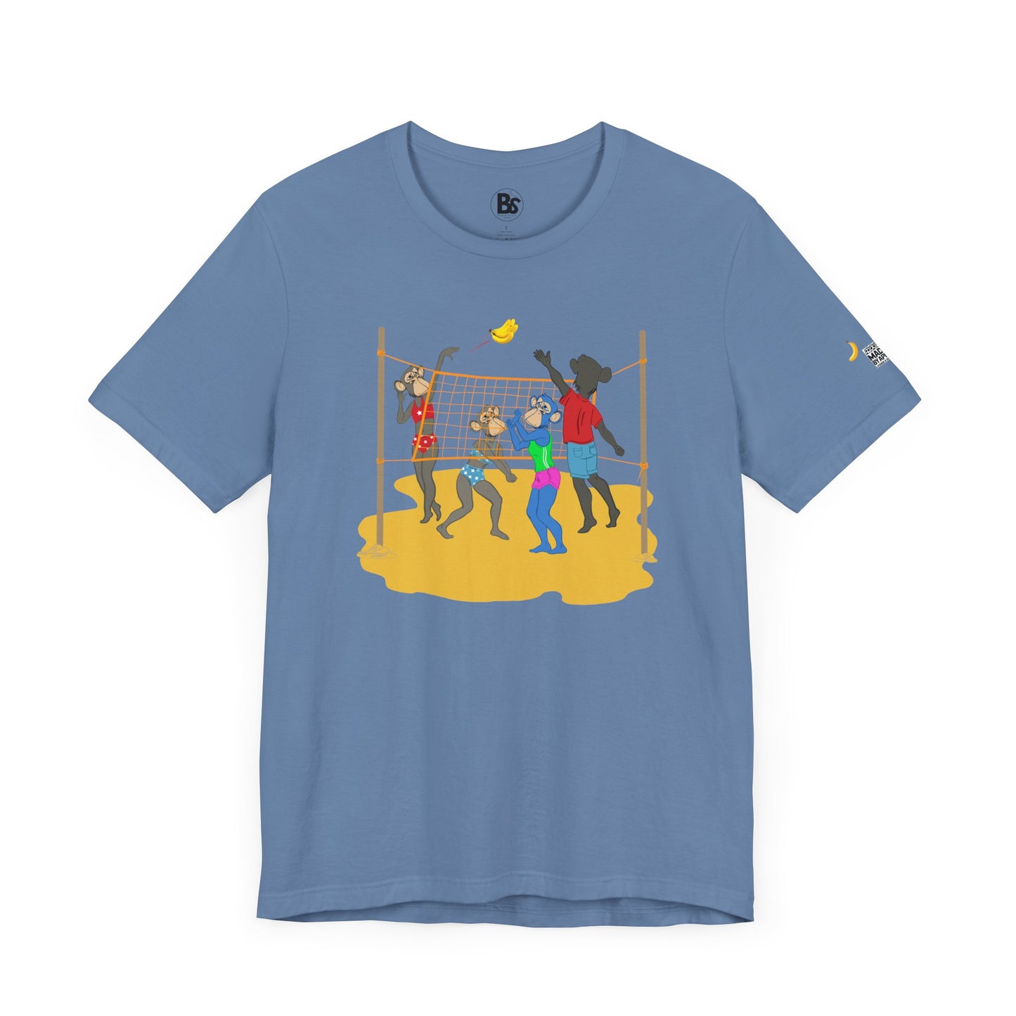 Volleyball Ape Family Unisex Tee - Summer Beach Theme