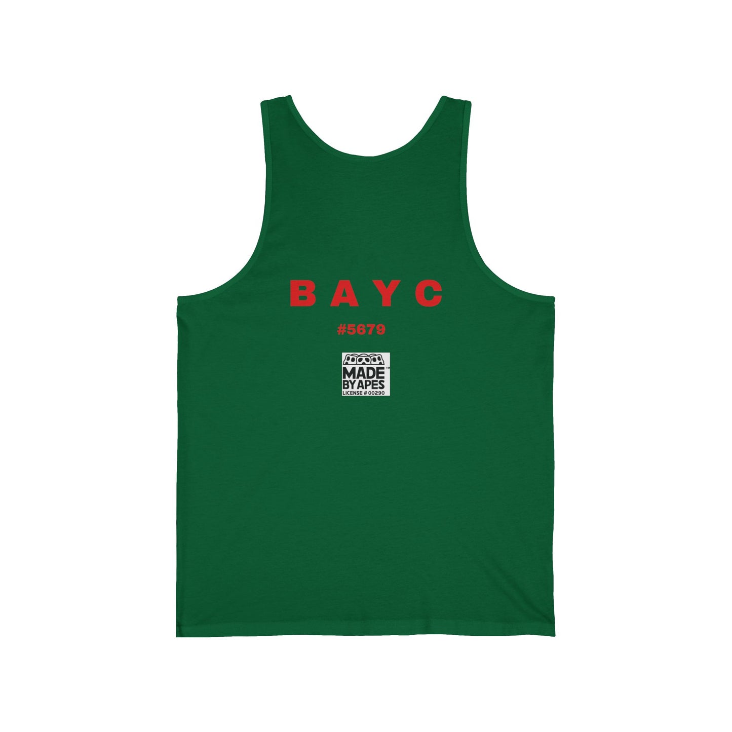 Tank Top Unisex Jersey with Ape Talking on Banana Phone Design