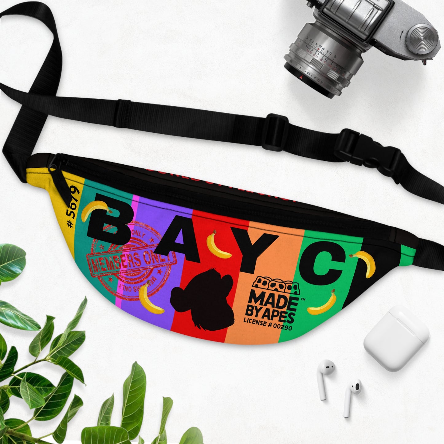 Travel Fanny Pack / Hands-Free Bored Style Shop Exclusive Stripe Design