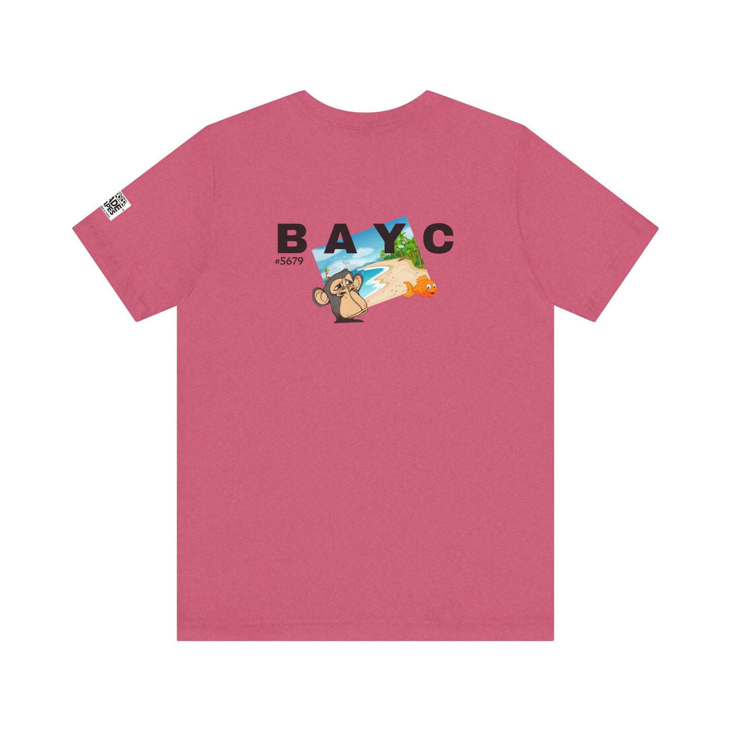 Beach Day Unisex Tee - Time for Fun, Time for Sun, Bored Ape Design