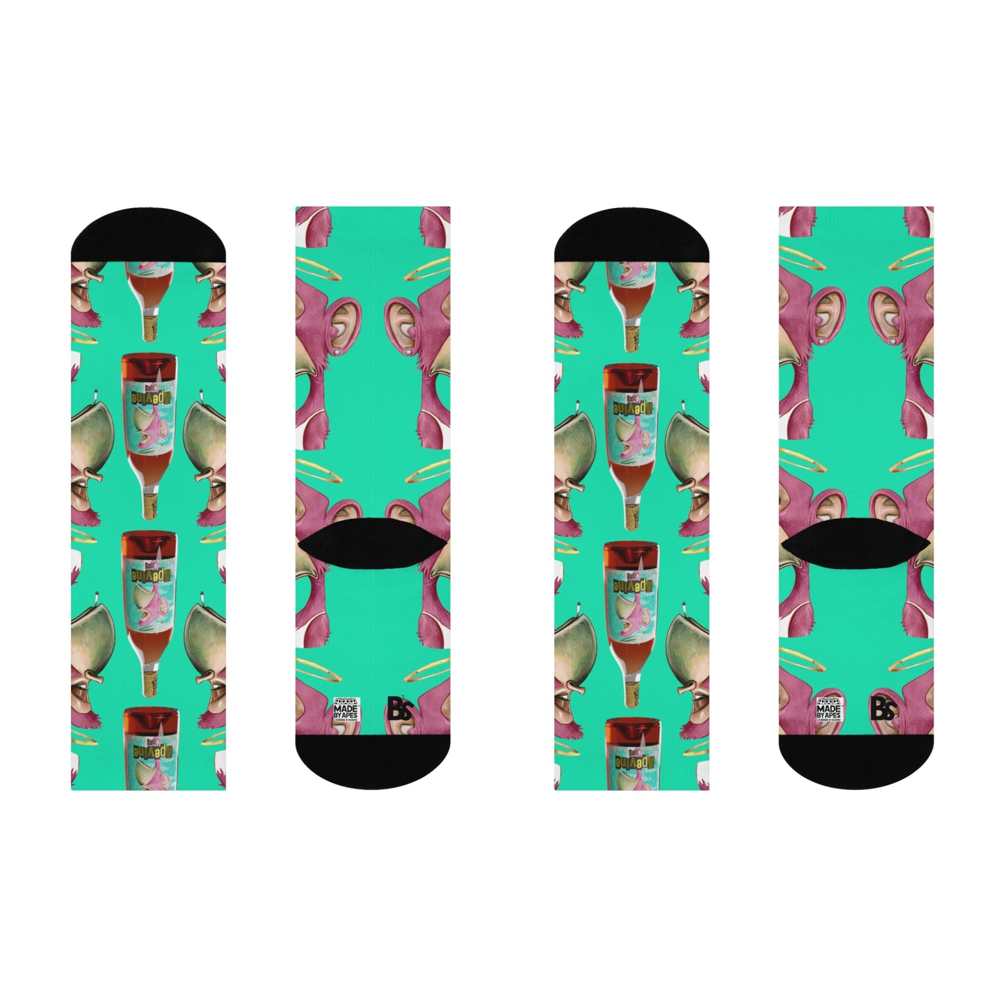 BORED SOCKS with APEVINE / Mint