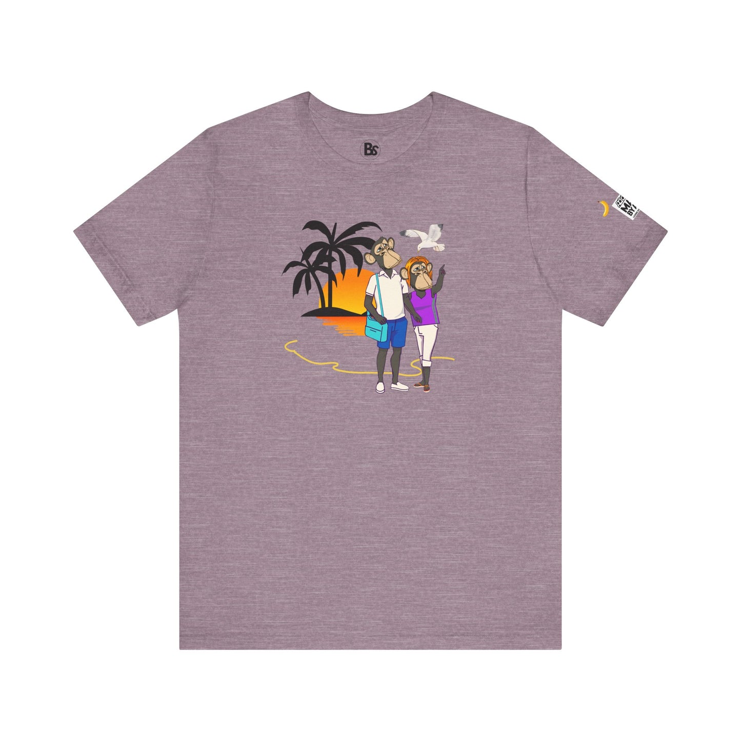 Beach Day Unisex Tee - Time for Fun, Time for Sun, Bored Ape Design