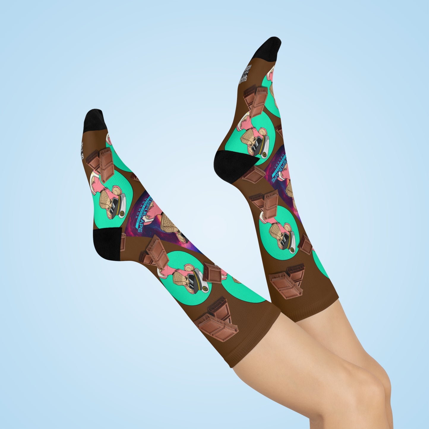 BORED SOCKS with Grateful Ape Chocolate / Cocoa