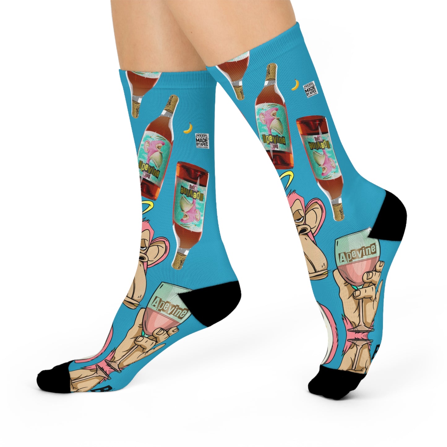 BORED SOCKS with APEVINE / Aqua