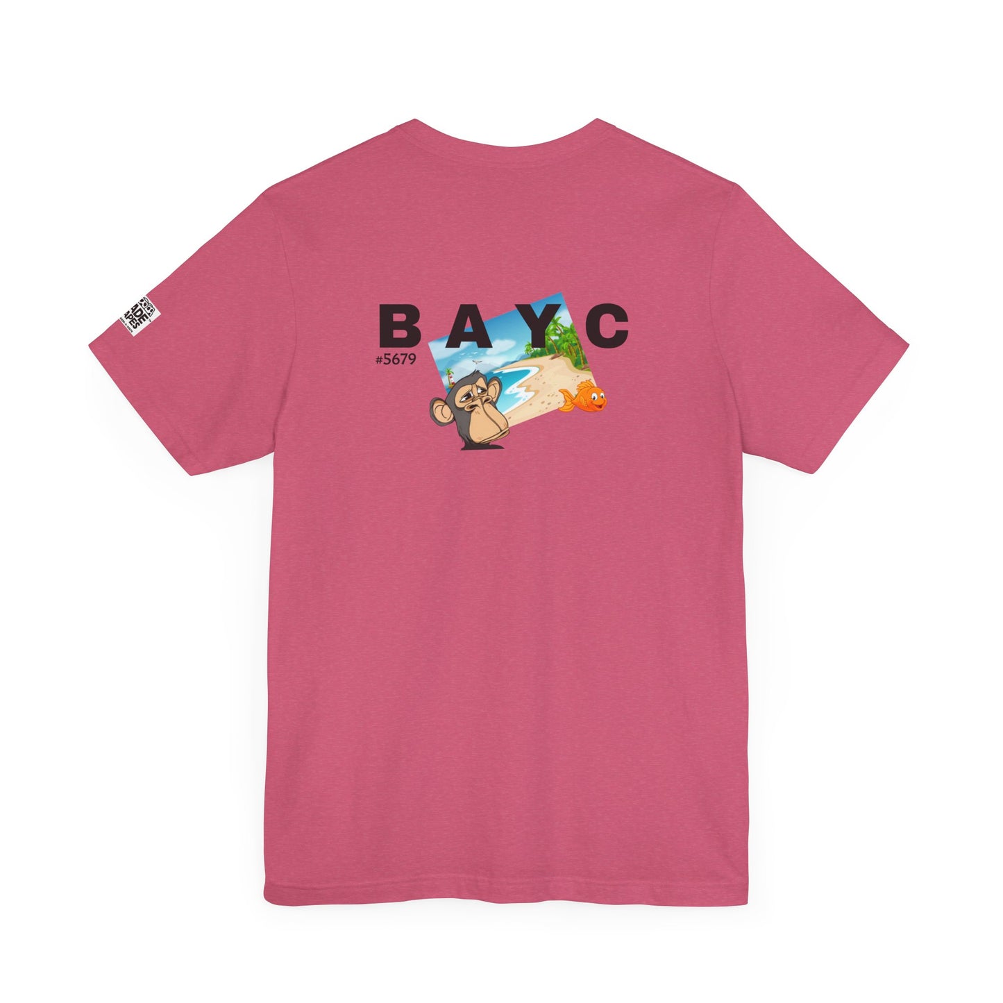 Beach Day Unisex Tee - Time for Fun, Time for Sun, Bored Ape Design