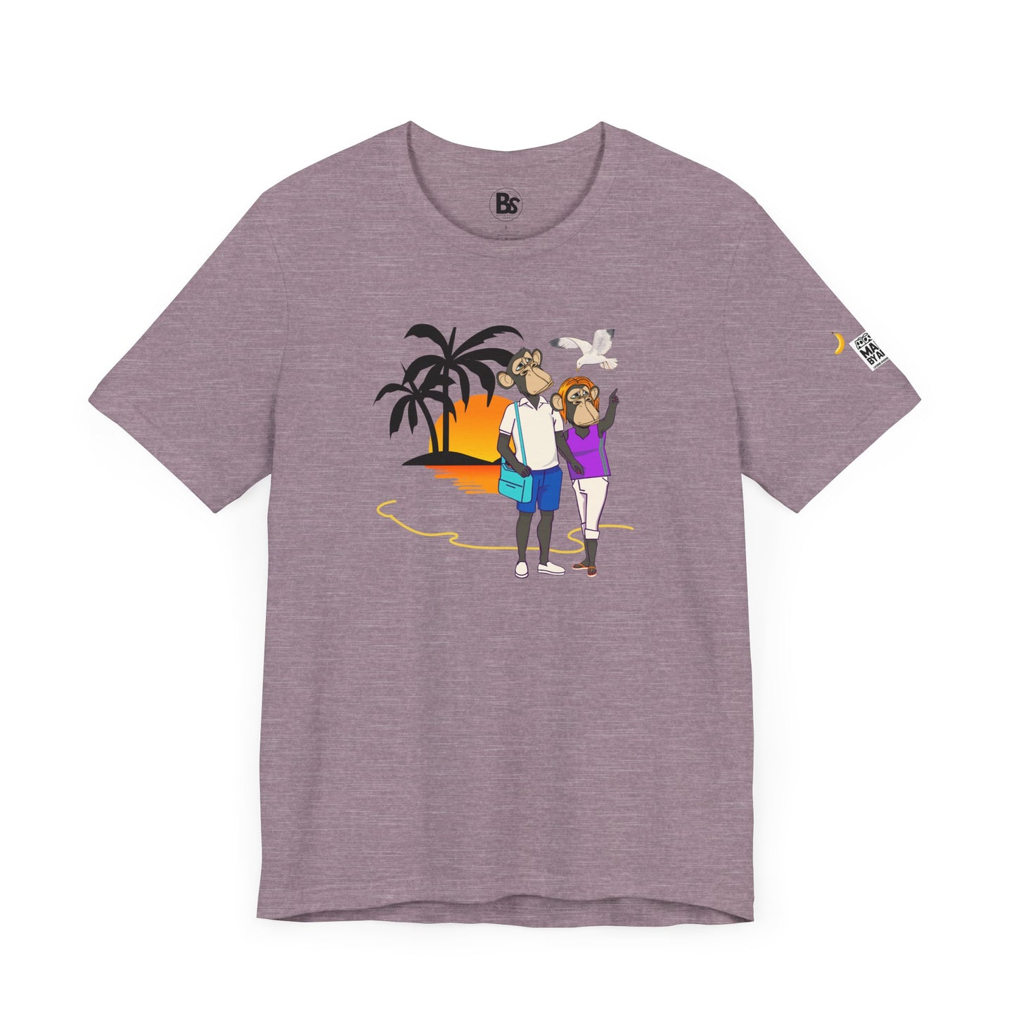 Beach Day Unisex Tee - Time for Fun, Time for Sun, Bored Ape Design