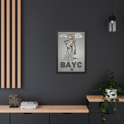 Framed Fashion Poster with BAYC #5679