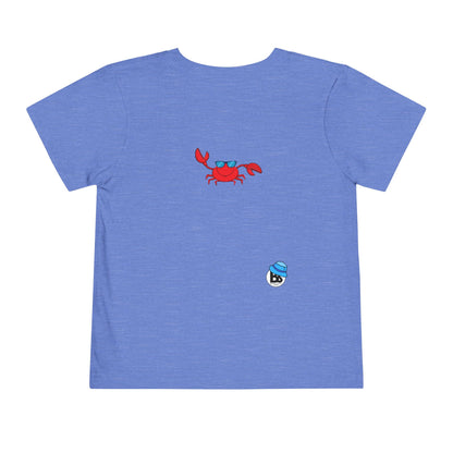 Toddler Short Sleeve Tee featuring Bored Ape fishermen with the day's catch