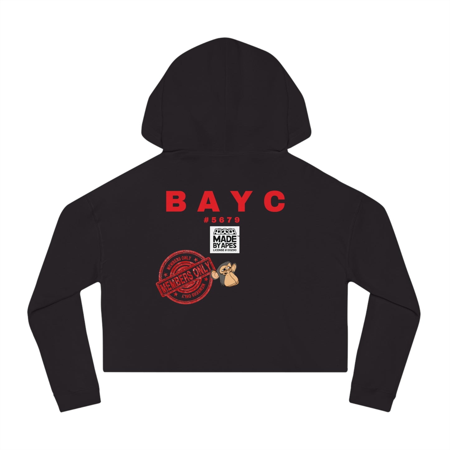 Cropped Hoodie - BAYC #5679 Ape Shopping