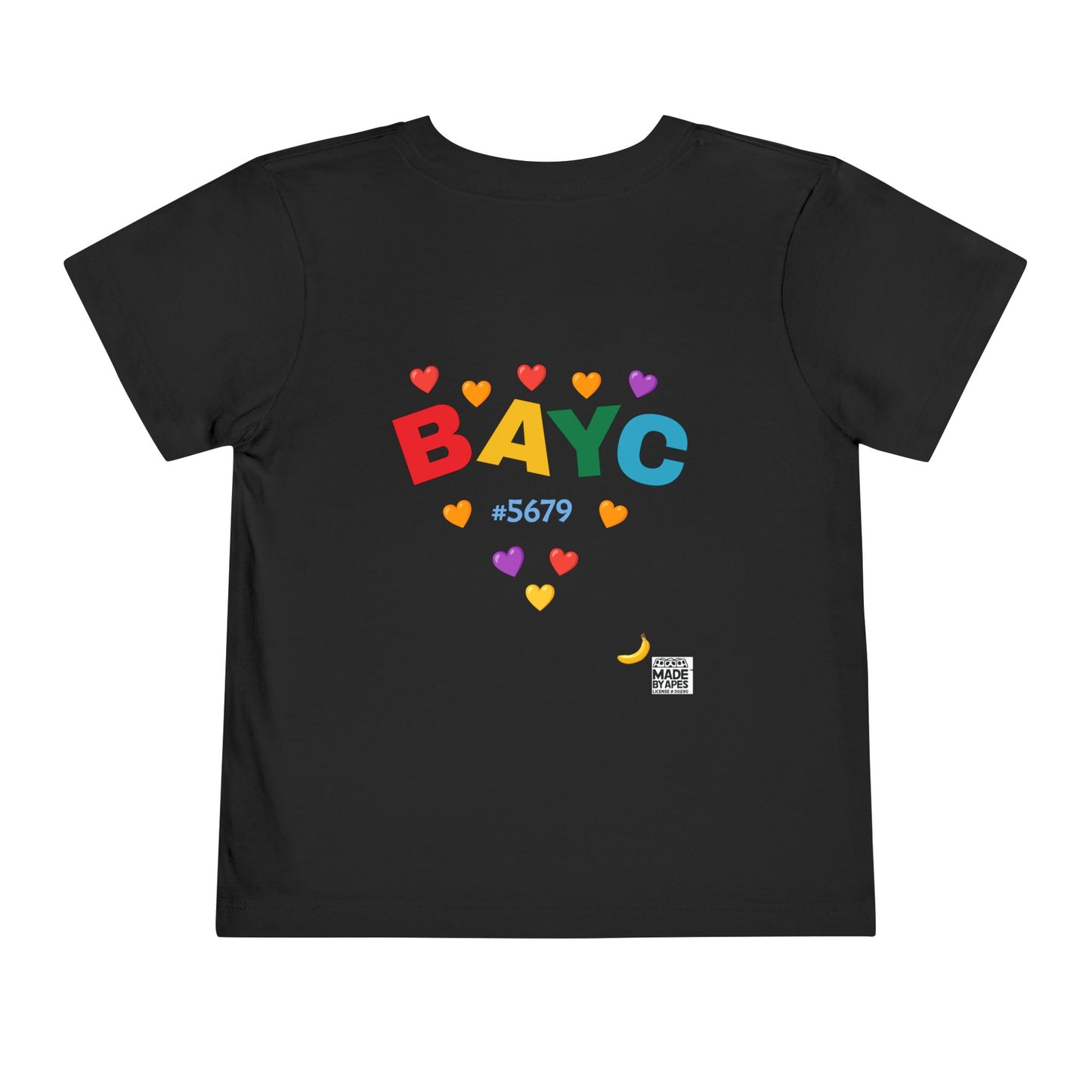 Toddler Tee - Bored Apes Family Picnic Shirt with Hearts