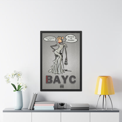 Framed Fashion Poster with BAYC #5679