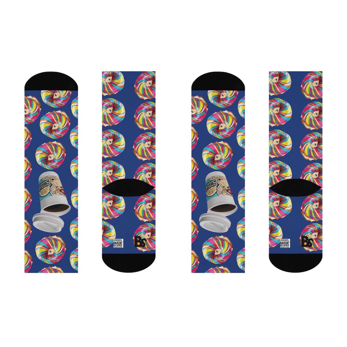 BORED SOCKS with BORED BAGELS & Lox / Midnight Blue