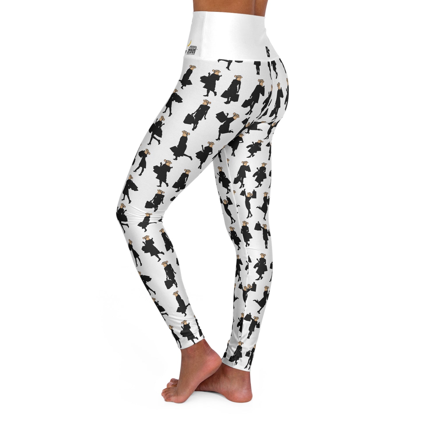 BORED YOGA PANTS / White