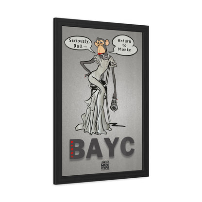 Framed Fashion Poster with BAYC #5679