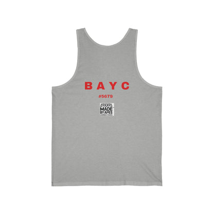 Tank Top Unisex Jersey with Ape Talking on Banana Phone Design