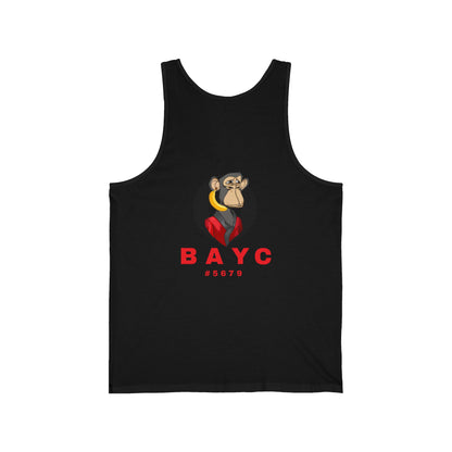 Tank Top - BAYC #5679 Design, Made by Apes License Tag, Banana Phone - Unisex