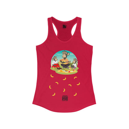 Mom's Racerback Tank - Guitar Strummin' Bored Ape Banana Brunch