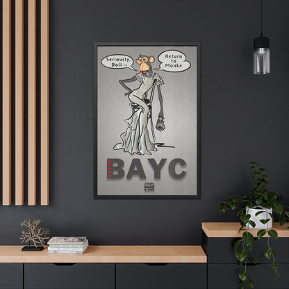 Framed Fashion Poster with BAYC #5679