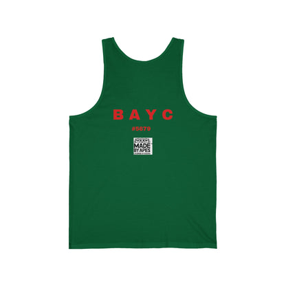 Tank Top Unisex Jersey with Ape Talking on Banana Phone Design