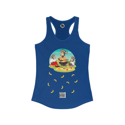 Mom's Racerback Tank - Guitar Strummin' Bored Ape Banana Brunch