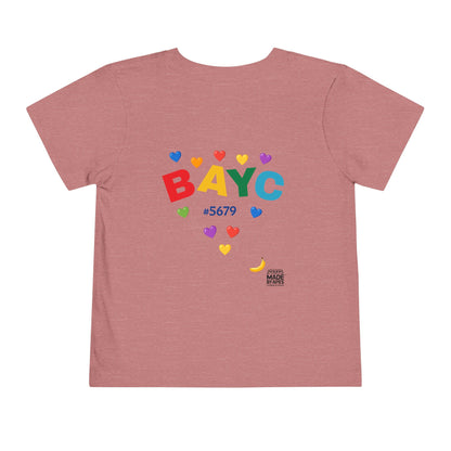 Toddler Tee - Bored Apes Family Picnic Shirt with Hearts