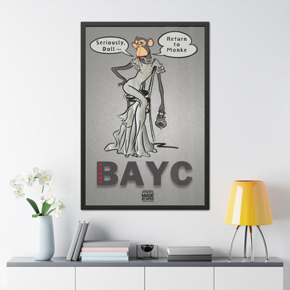 Framed Fashion Poster with BAYC #5679