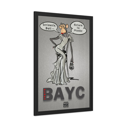 Framed Fashion Poster with BAYC #5679