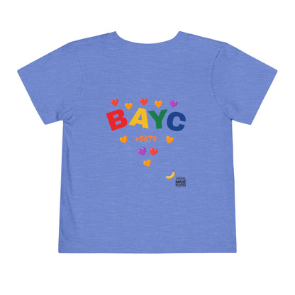 Toddler Tee - Bored Apes Family Picnic Shirt with Hearts