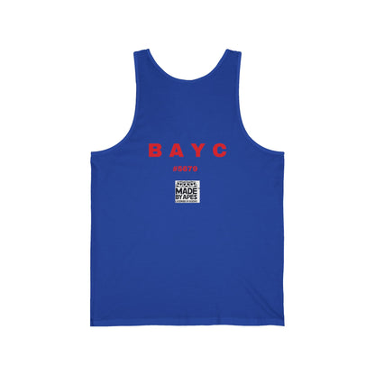 Tank Top Unisex Jersey with Ape Talking on Banana Phone Design