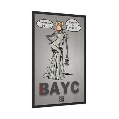 Framed Fashion Poster with BAYC #5679