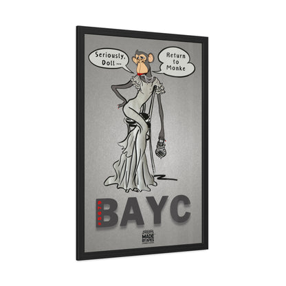 Framed Fashion Poster with BAYC #5679