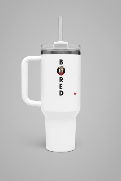 BORED TUMBLER / PREMIUM Insulated Travel Mug, 40oz